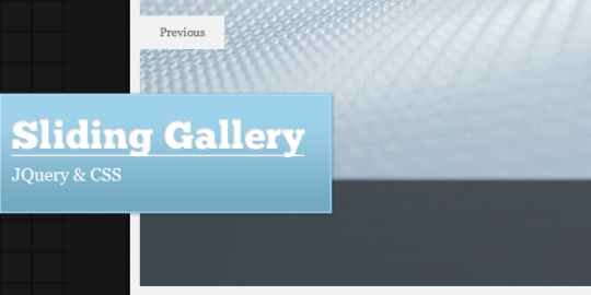 Sliding-Gallery With JQuery and CSS By Gray Junior